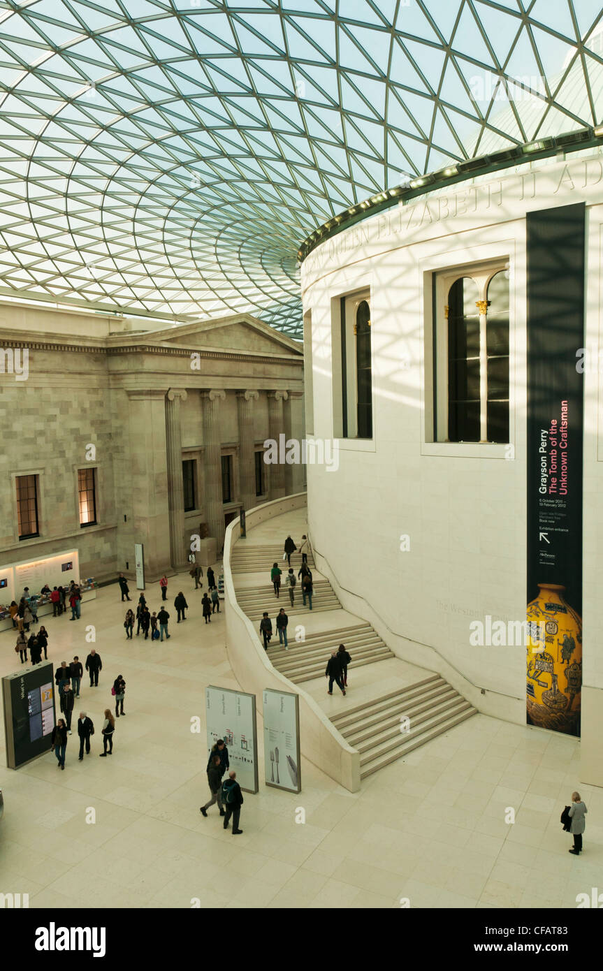 The Great Court and Reading Room of the British Museum, London, England