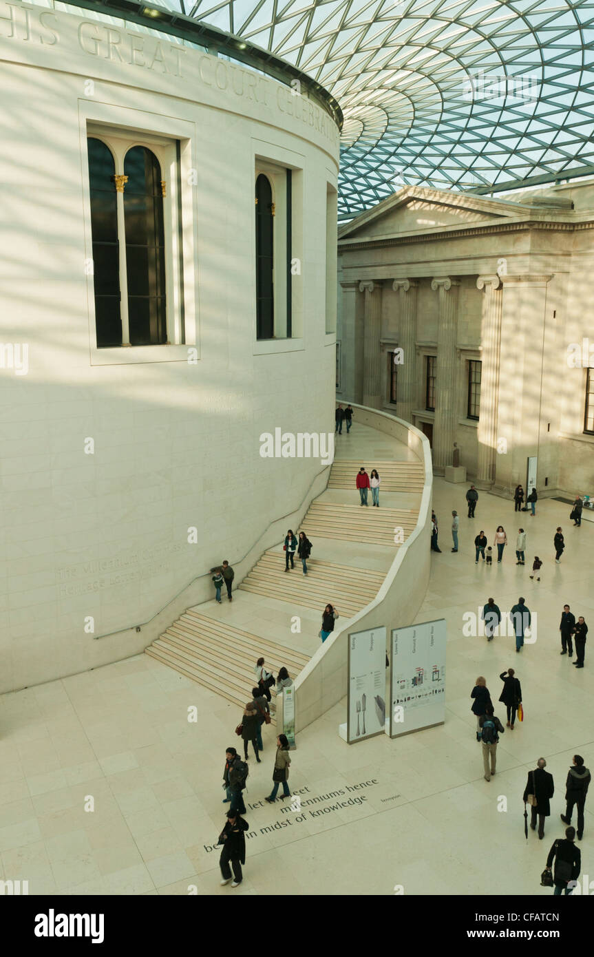 The Great Court and Reading Room of the British Museum, London, England
