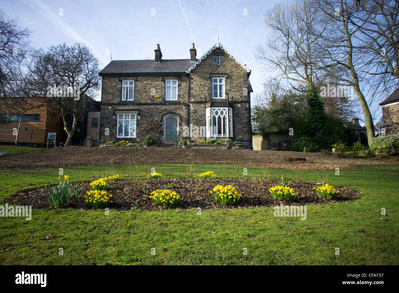 Montgomery House on Collegiate Crescent Sheffield Stock Photo Alamy