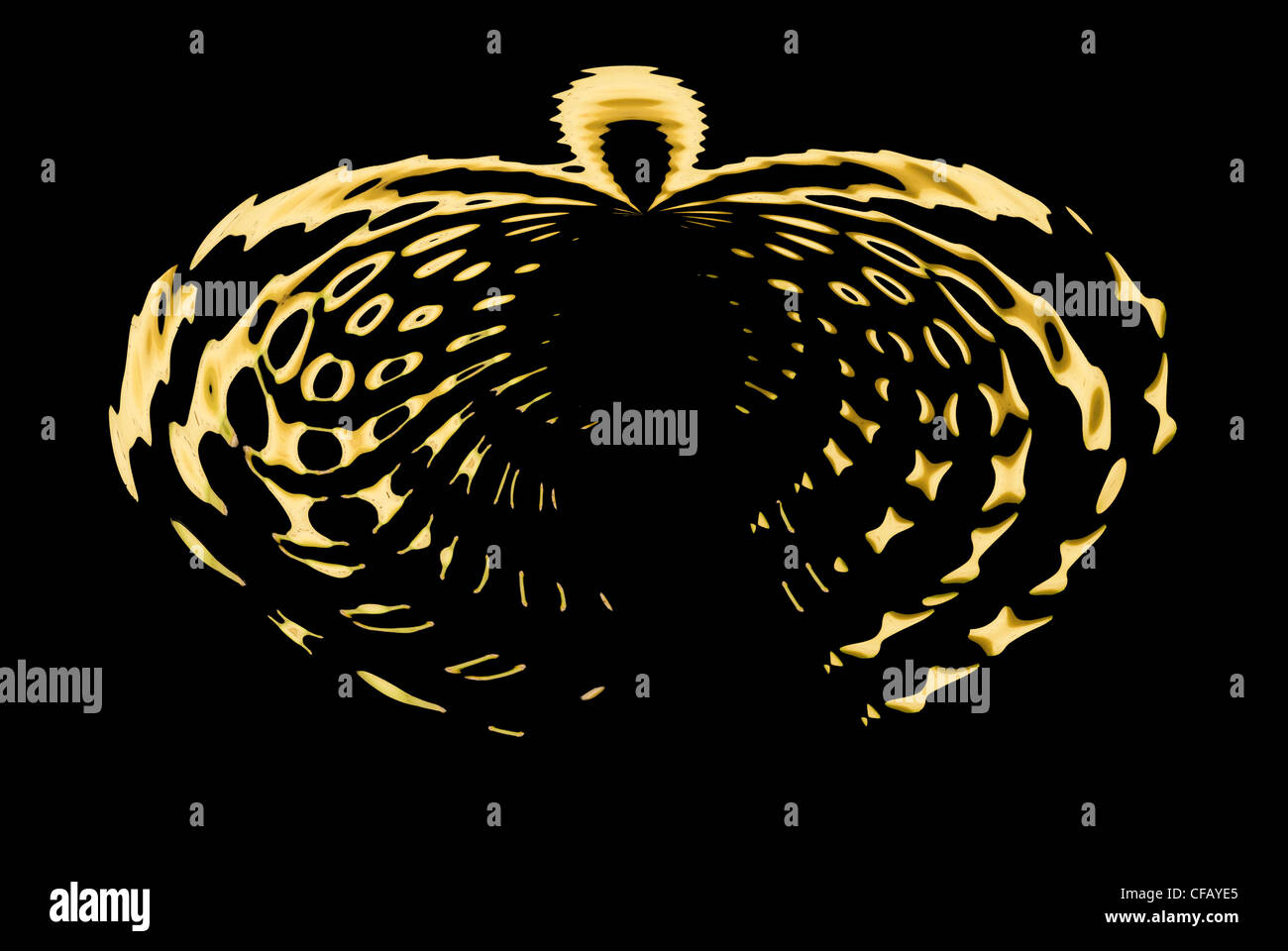 Digital creation from a banana Stock Photo - Alamy