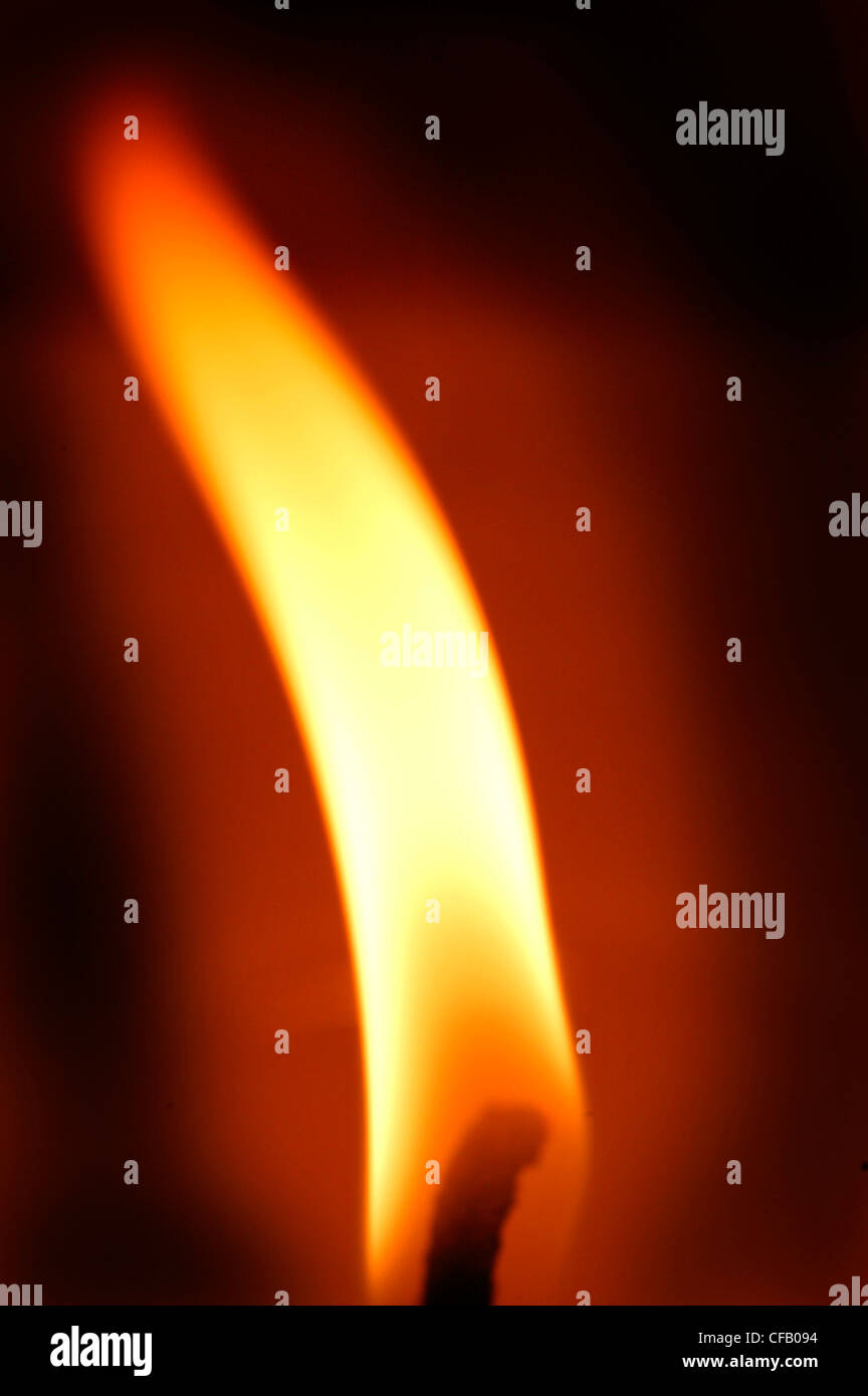 A candle flame Stock Photo Alamy