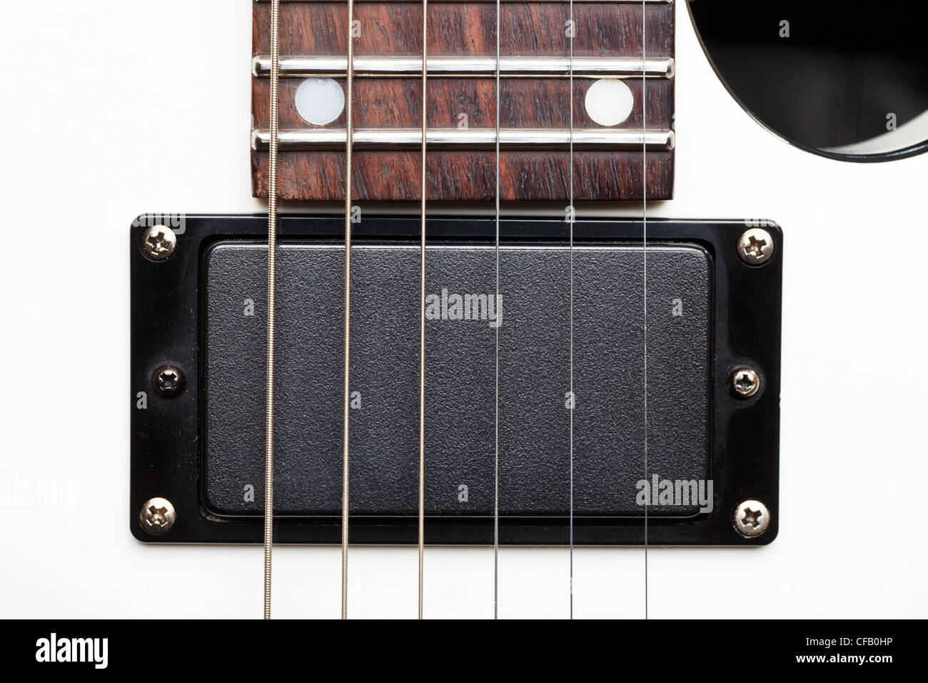 Electric guitar humbucker pickup Stock Photo Alamy