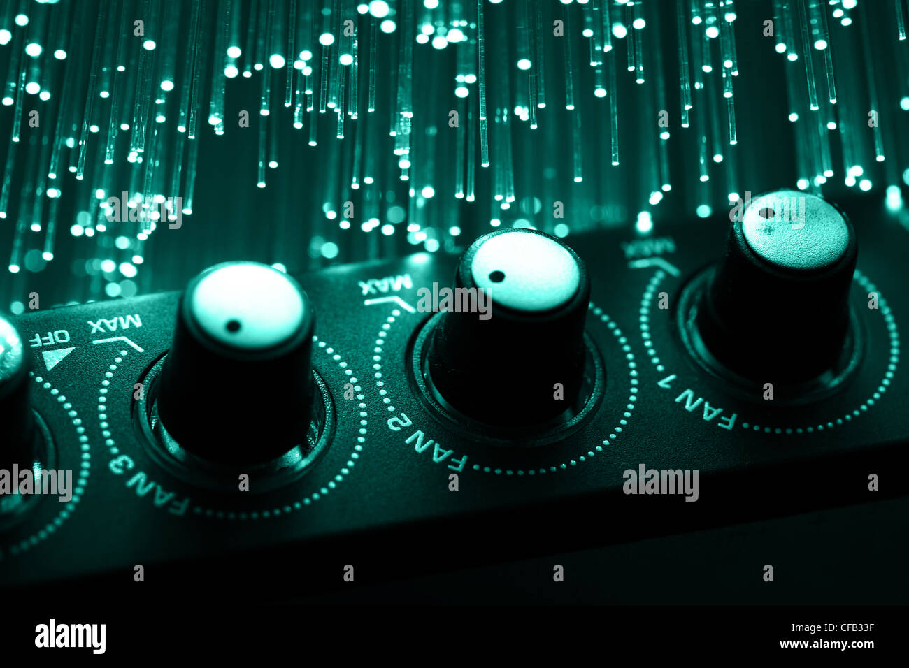 Fiber optics background with lots of light spots Stock Photo Alamy