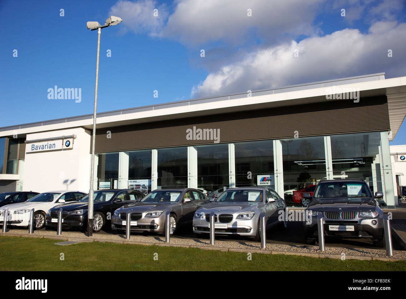 bmw car dealership Belfast Northern Ireland UK Stock Photo