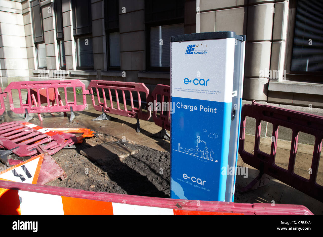 installation of new ecar northern ireland electricity electric car