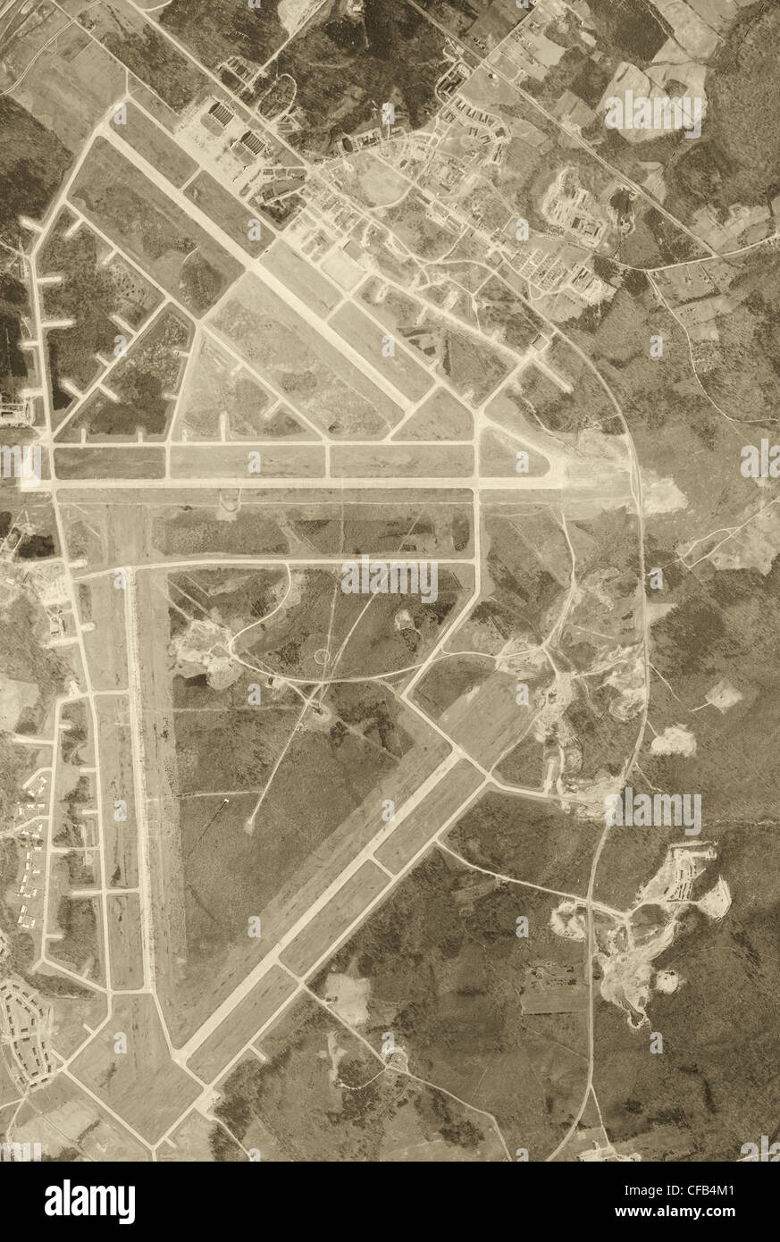 aerial photo map of Andrews Air Force Base, Prince George's county