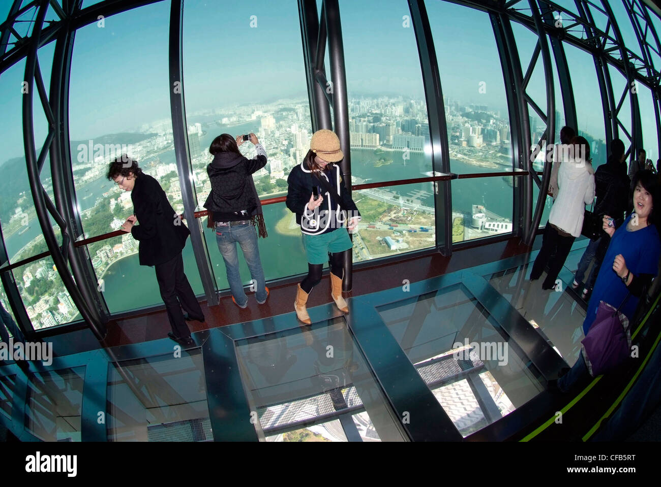 CHINA - MACAU SAR pic Macau Tower Convention & Entertainment Centre - viewing gallery Stock Photo