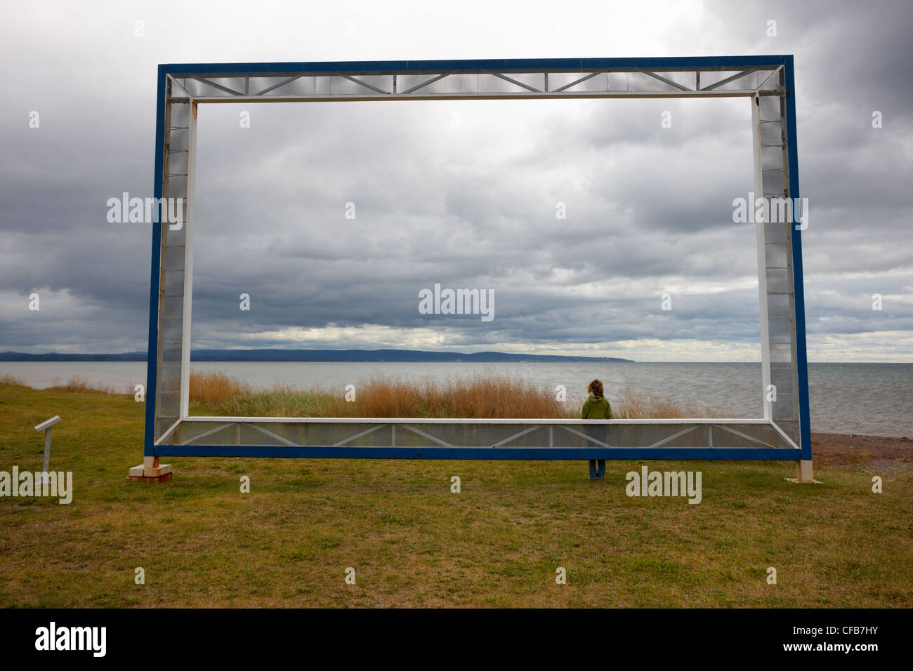 Le Cadre Naturel, Maria, Gaspe, Quebec, Canada Stock Photo