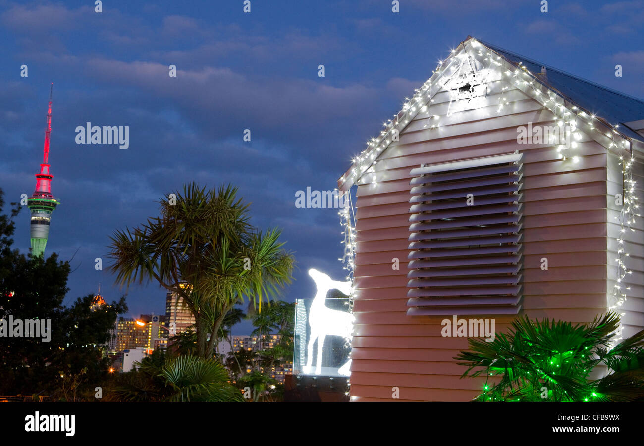 The iconic annual christmas lights on display in houses, Franklin Road
