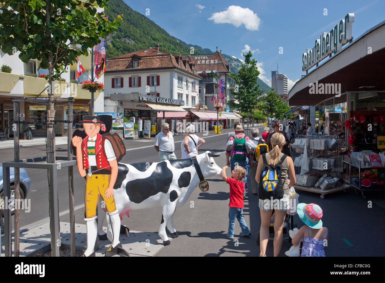 Canton Bern, town, city, shopping street, shopping, tourism, street