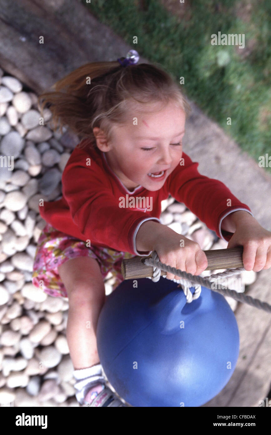Girl hanging upside down from hi-res stock photography and images - Alamy
