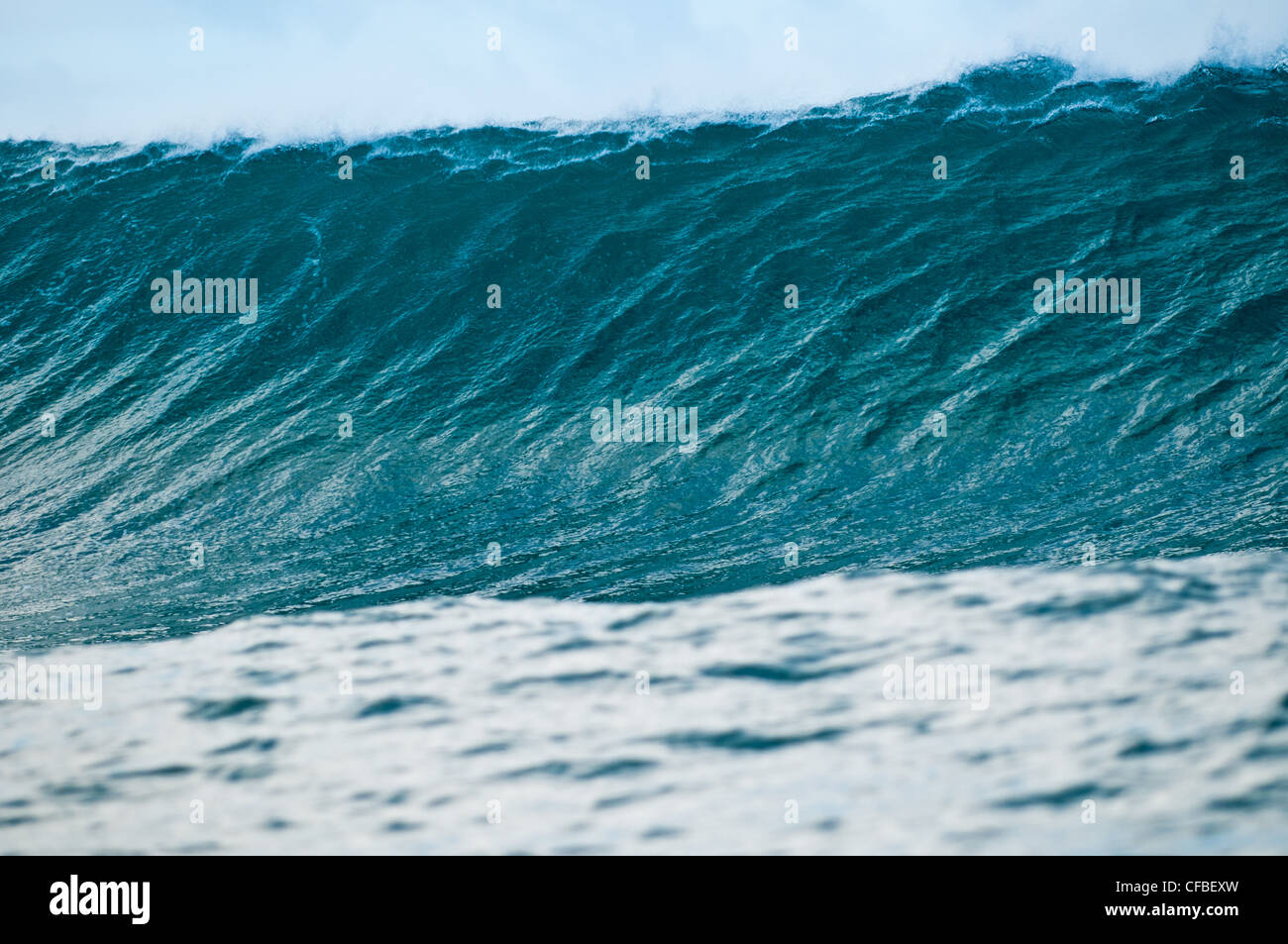 Breaking Wave, Hanalei Bay, Kauai, Hawaii Stock Photo Alamy