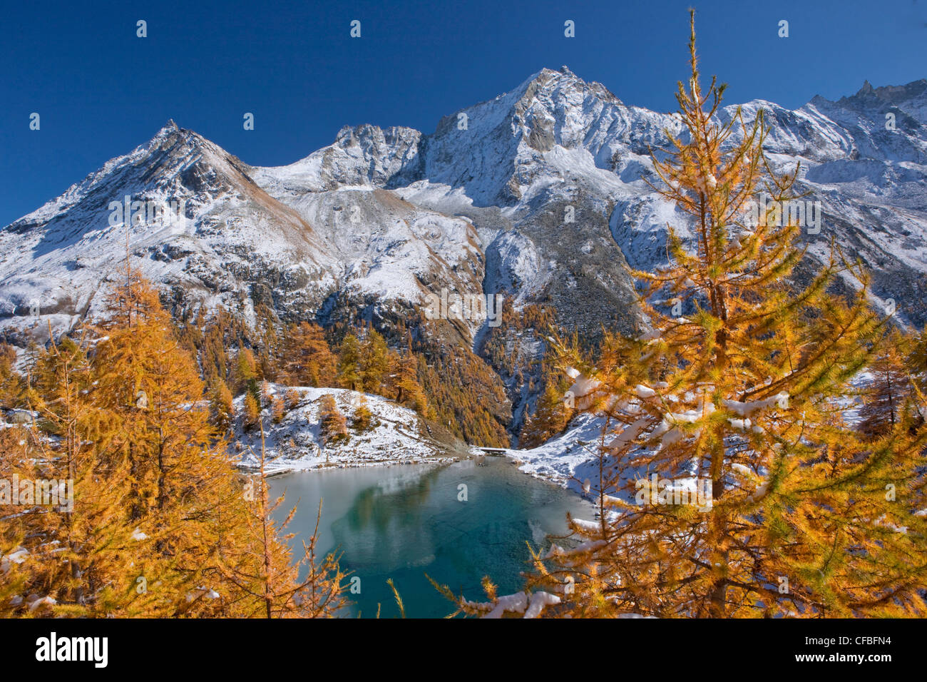 Mountain, mountains, autumn, Valais, Wallis, Switzerland, Europe, snow