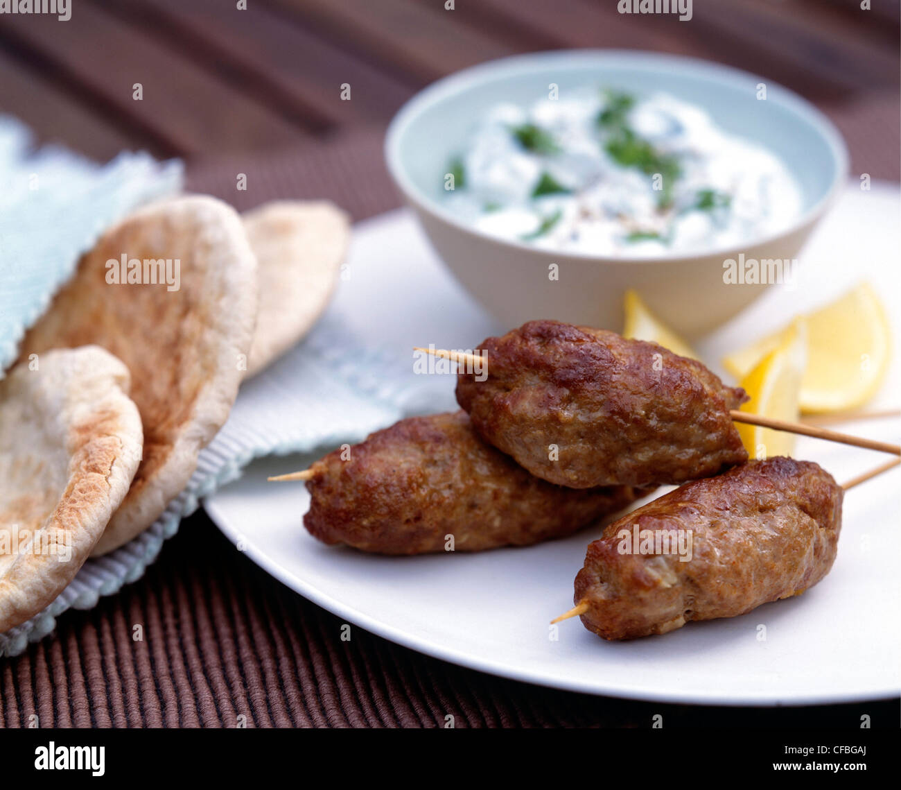 Mini Kebabs Yoghurt Dip These moist, beautifully flavoured lamb kebabs