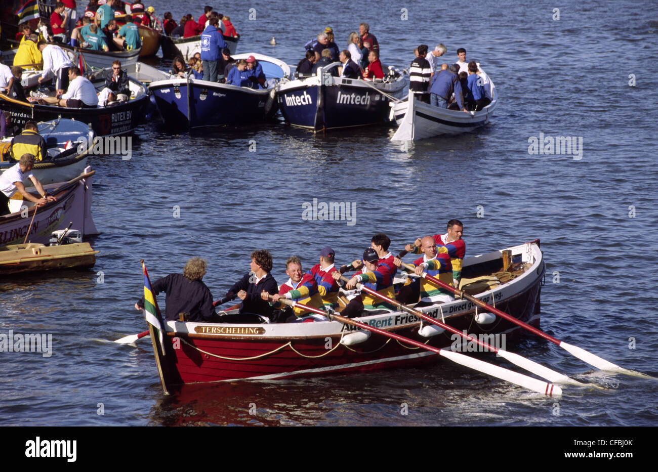 Rowing festival in Amsterdam harbor, The Netherlands Stock Photo - Alamy