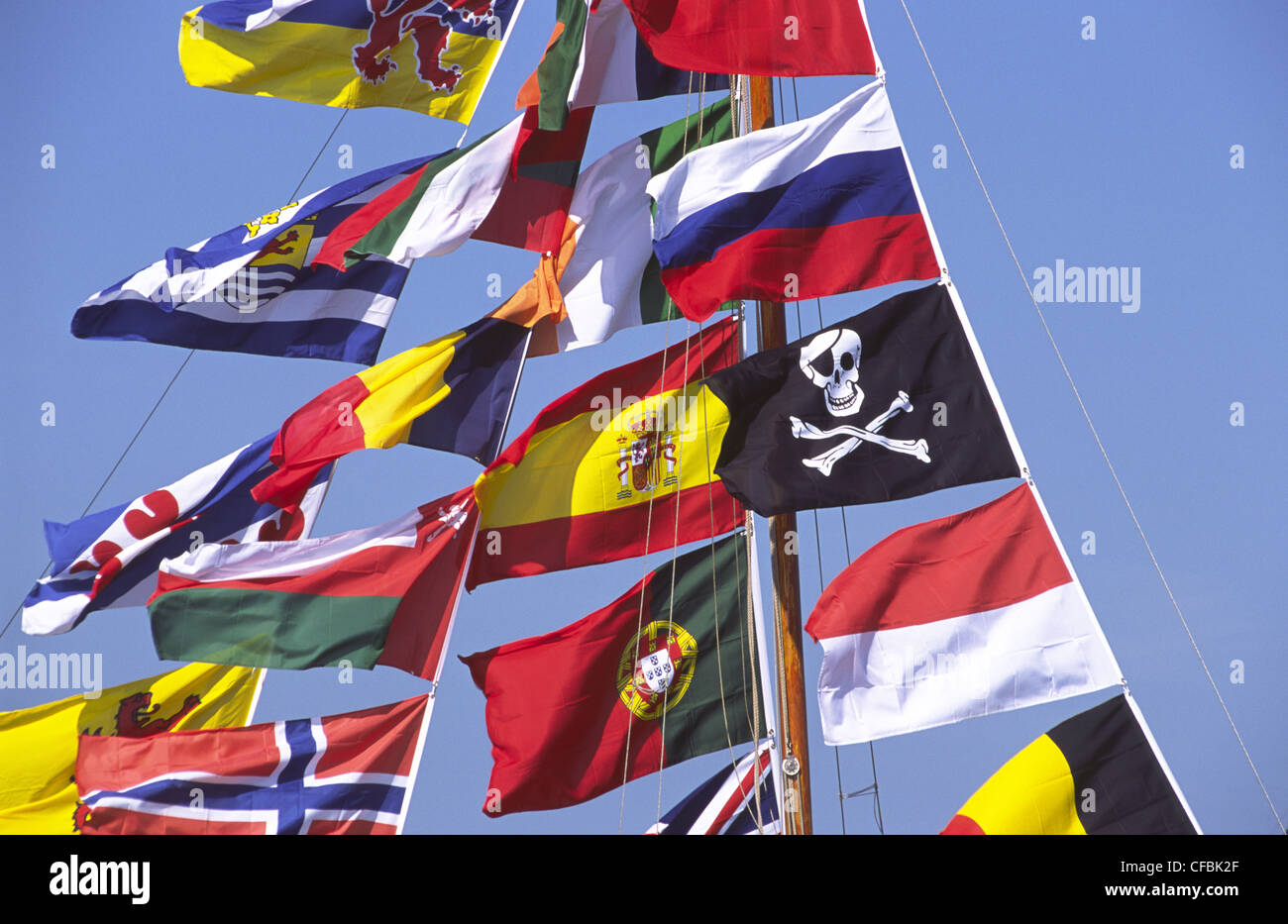 International maritime signal flags hi-res stock photography and images ...