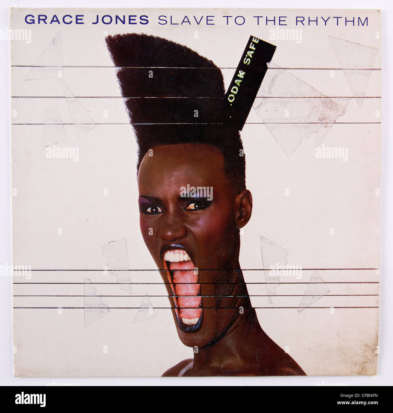 Grace Jones, Slave to the Rhythm album Stock Photo