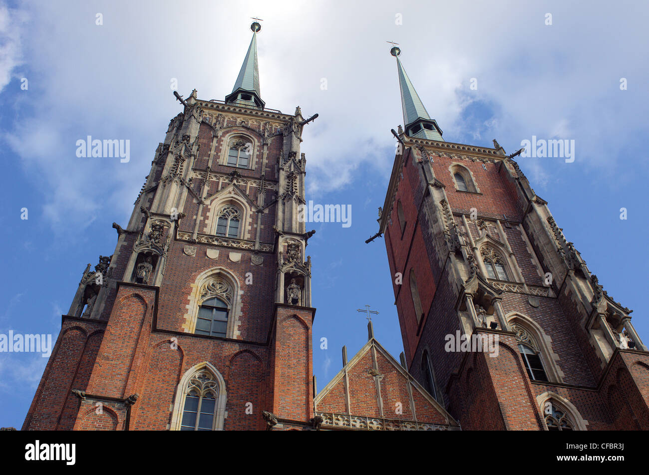 Poland wroclaw ostrow tumski wroclaw cathedral hi-res stock photography ...