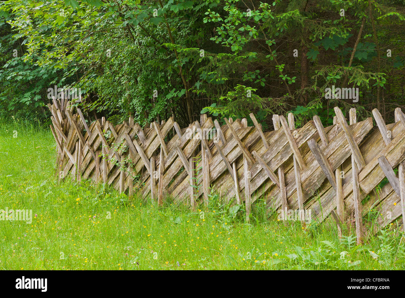 Europe, farm museum, museum, historical, old, rest, recover, spare time, vacation, tourism, fence, post, jamb, fence post Stock Photo