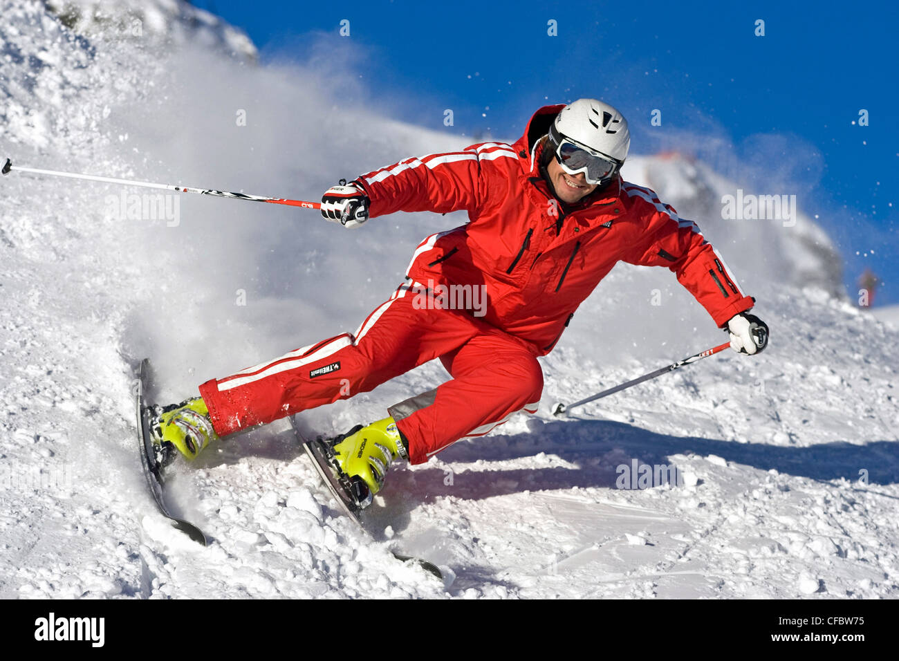 Carving, skiing, Extreme, man, ski, winter sports, fun sport