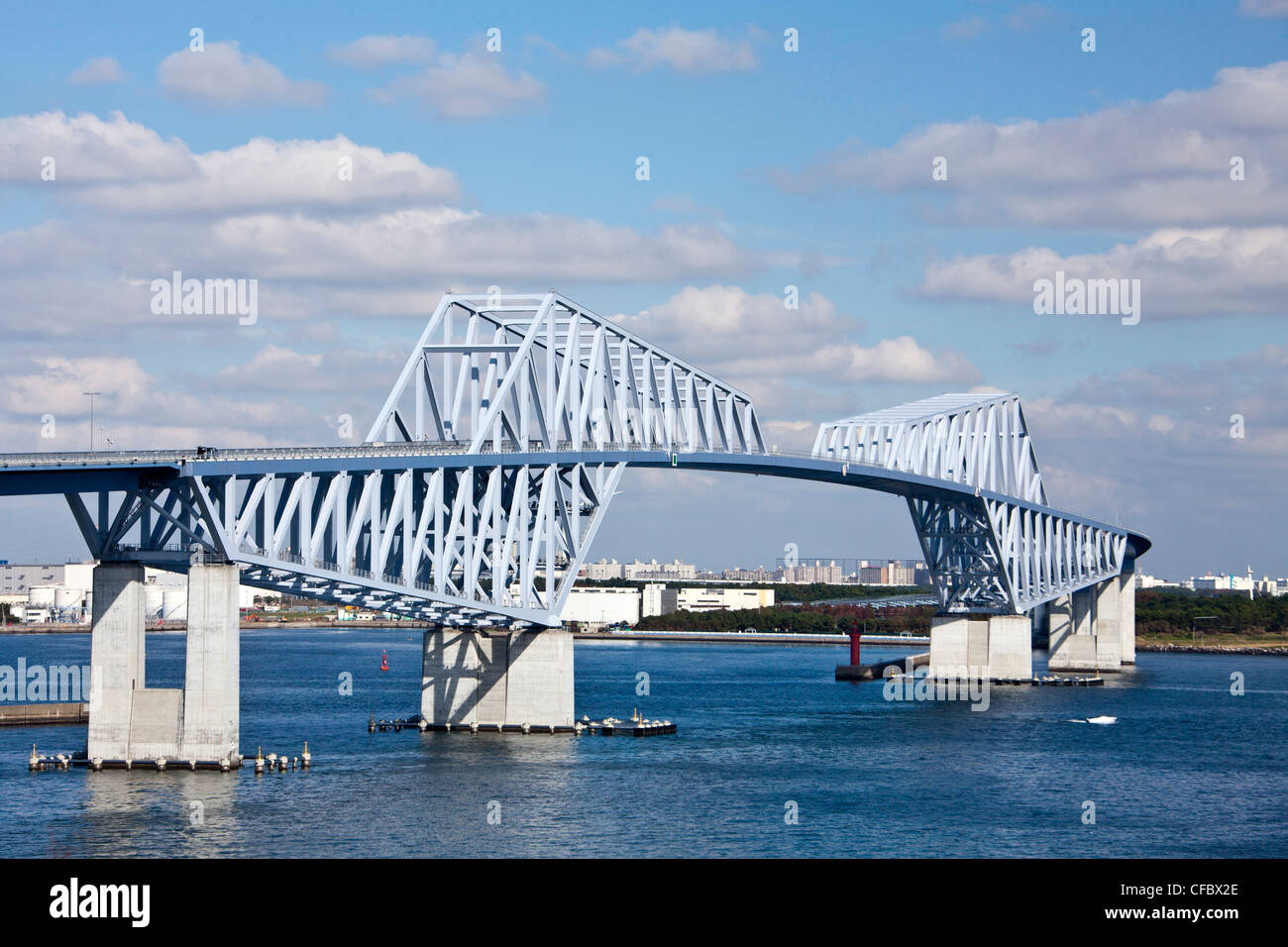 Japan, Asia, Tokyo, city, Tokyo Gate Bridge, bridge, gate, new, river Stock Photo