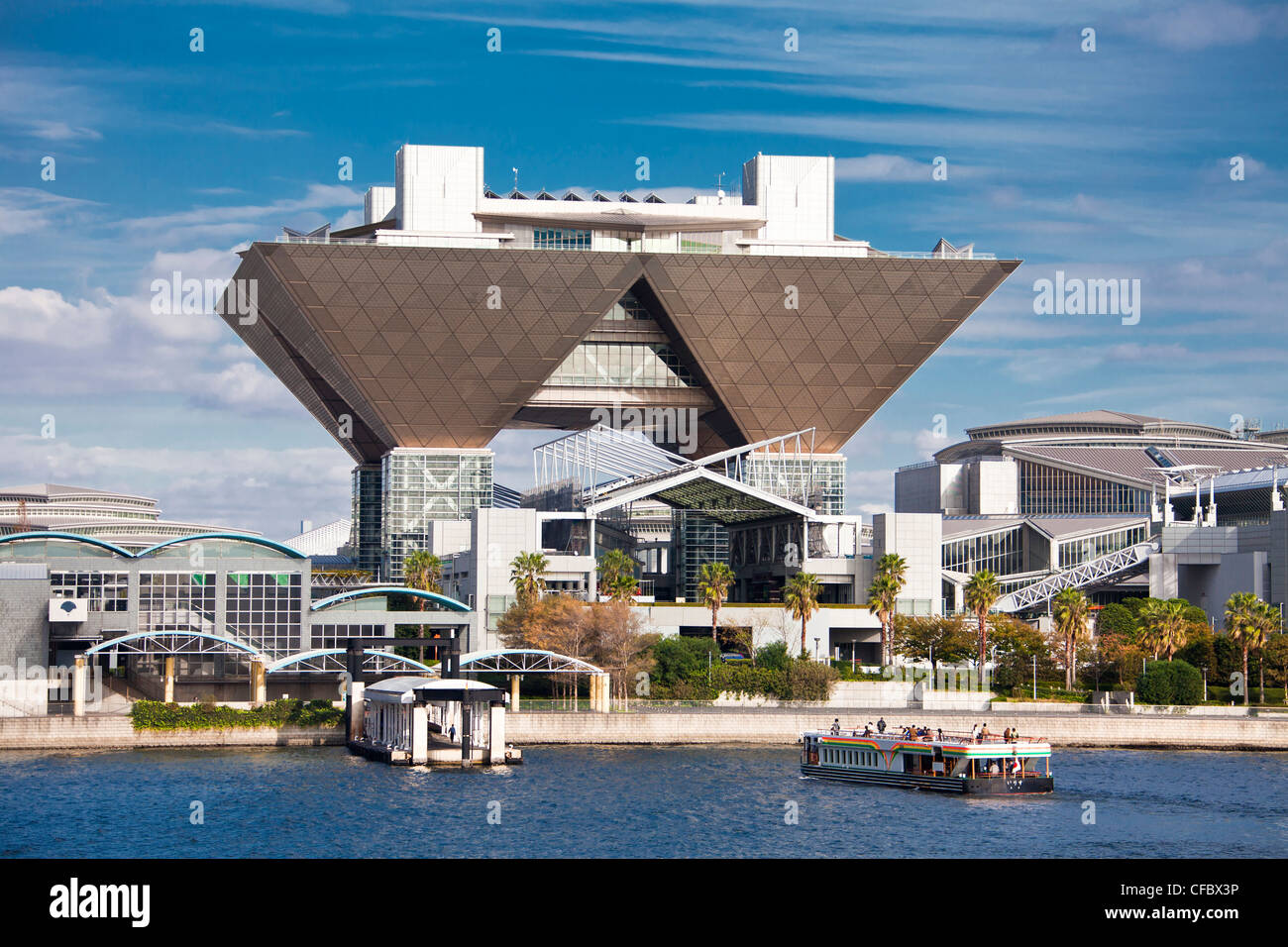 Japan, Asia, Tokyo, city, Odaiba, District, Big Sight, building, architecture, famous, ferry