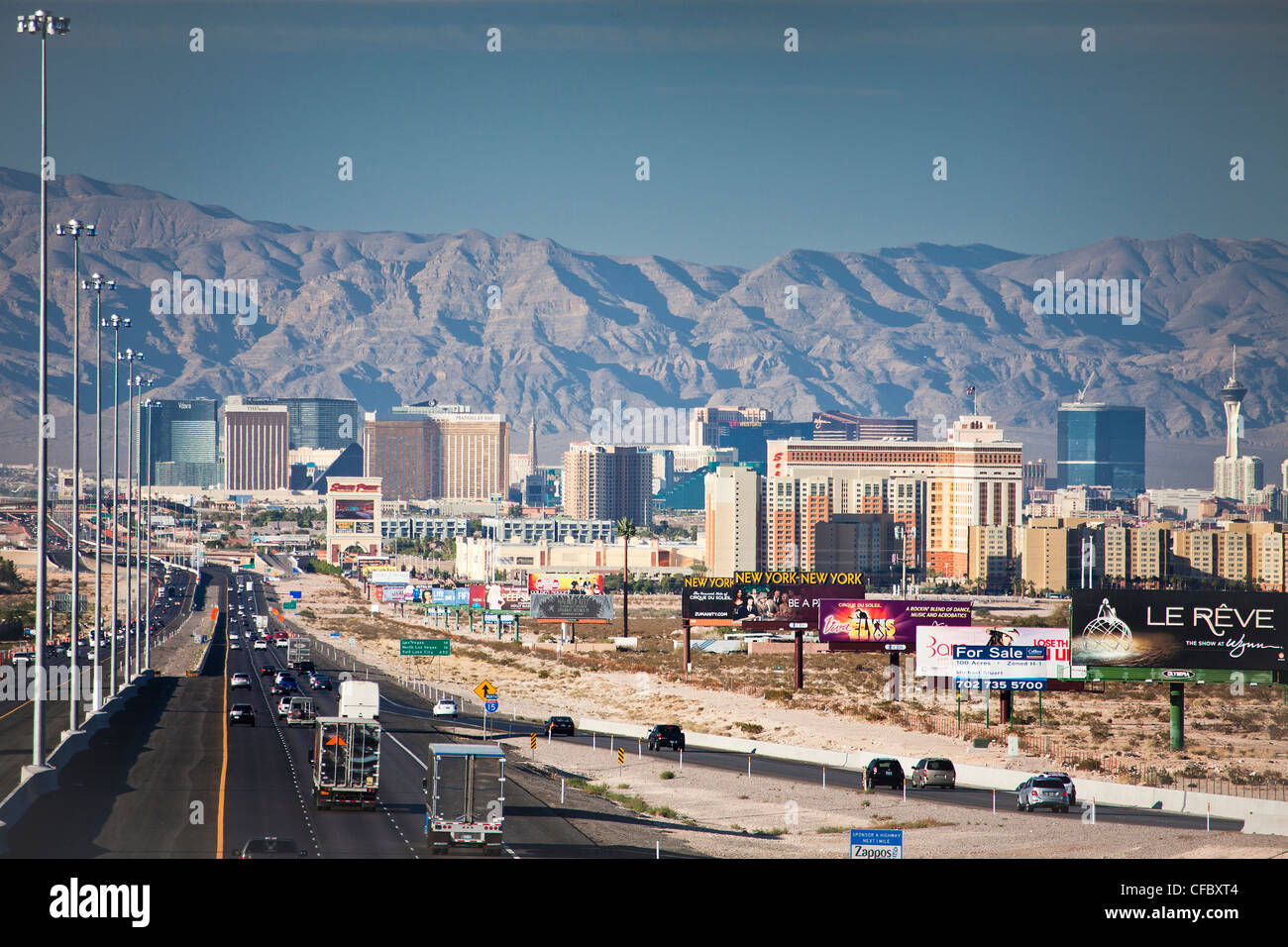 USA, United States, America, Nevada, Las Vegas, City, Hotel, architecture, attraction, bright, colourful, different, dry, famous Stock Photo