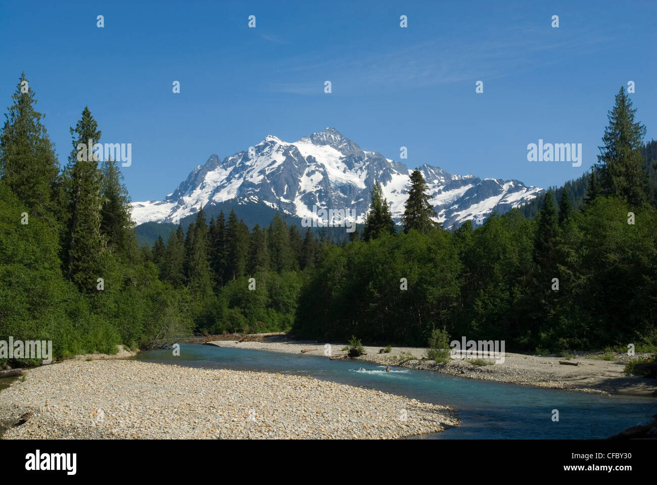 The Nooksack River And Mt Shuksan Mt Baker Wilderness/Snoqualmie ...