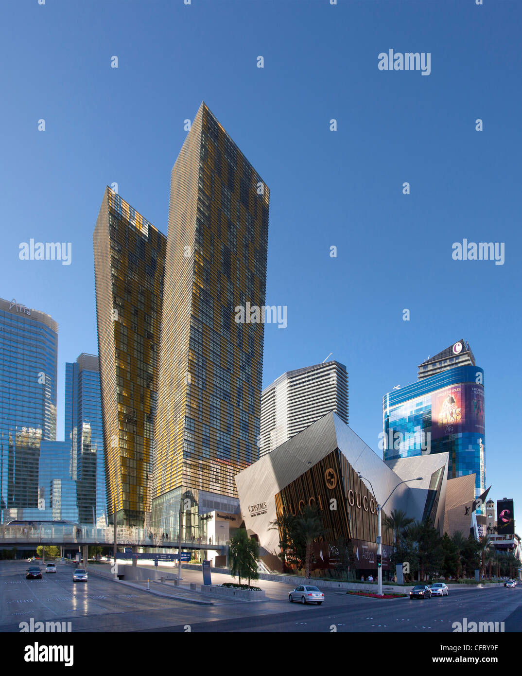 USA, United States, America, Nevada, Las Vegas, City, Strip, Avenue, architecture, lean, busy, cars, casinos, center, colourful, Stock Photo