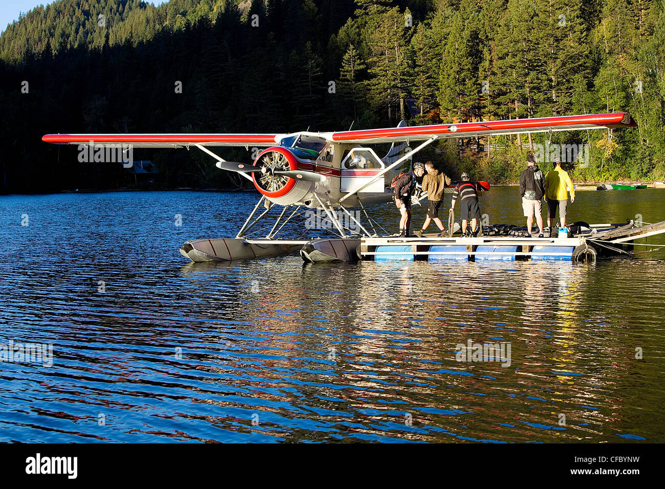 Lorna Lake, BC, Canada, Beaver float plane Stock Photo Alamy