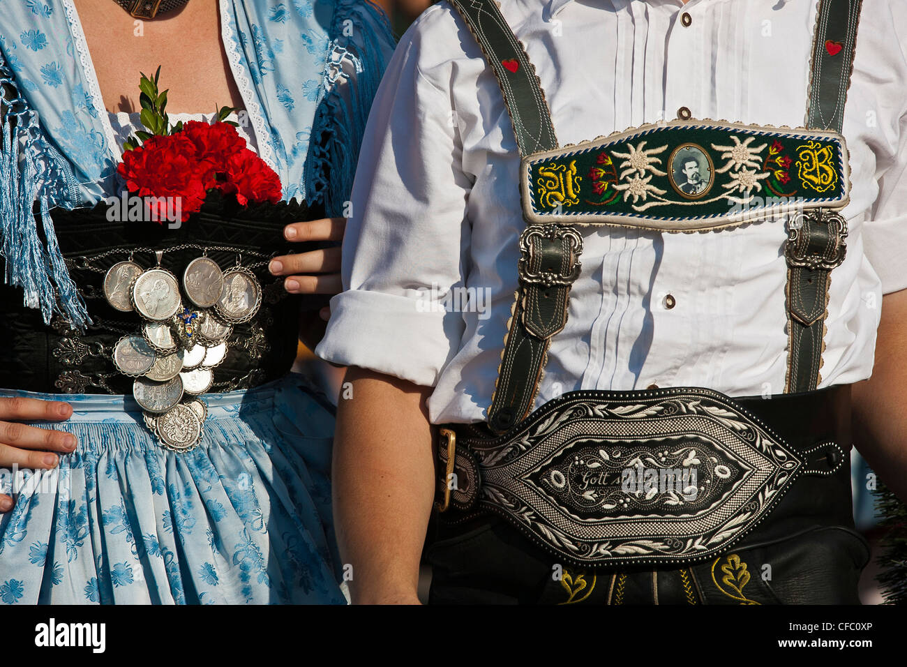 Old Wiesn, Bavaria, Germany, Europe, beer festival, October, tradition, party, festival, Munich, nostalgia, Oide Wiesn, dance, T Stock Photo