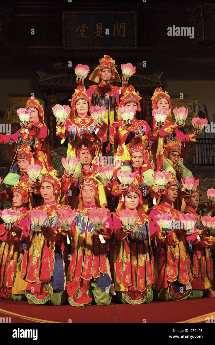 Theater play, Imperial Theater, Citadel, Imperial City, Hue, Trung Bo, Vietnam Stock Photo