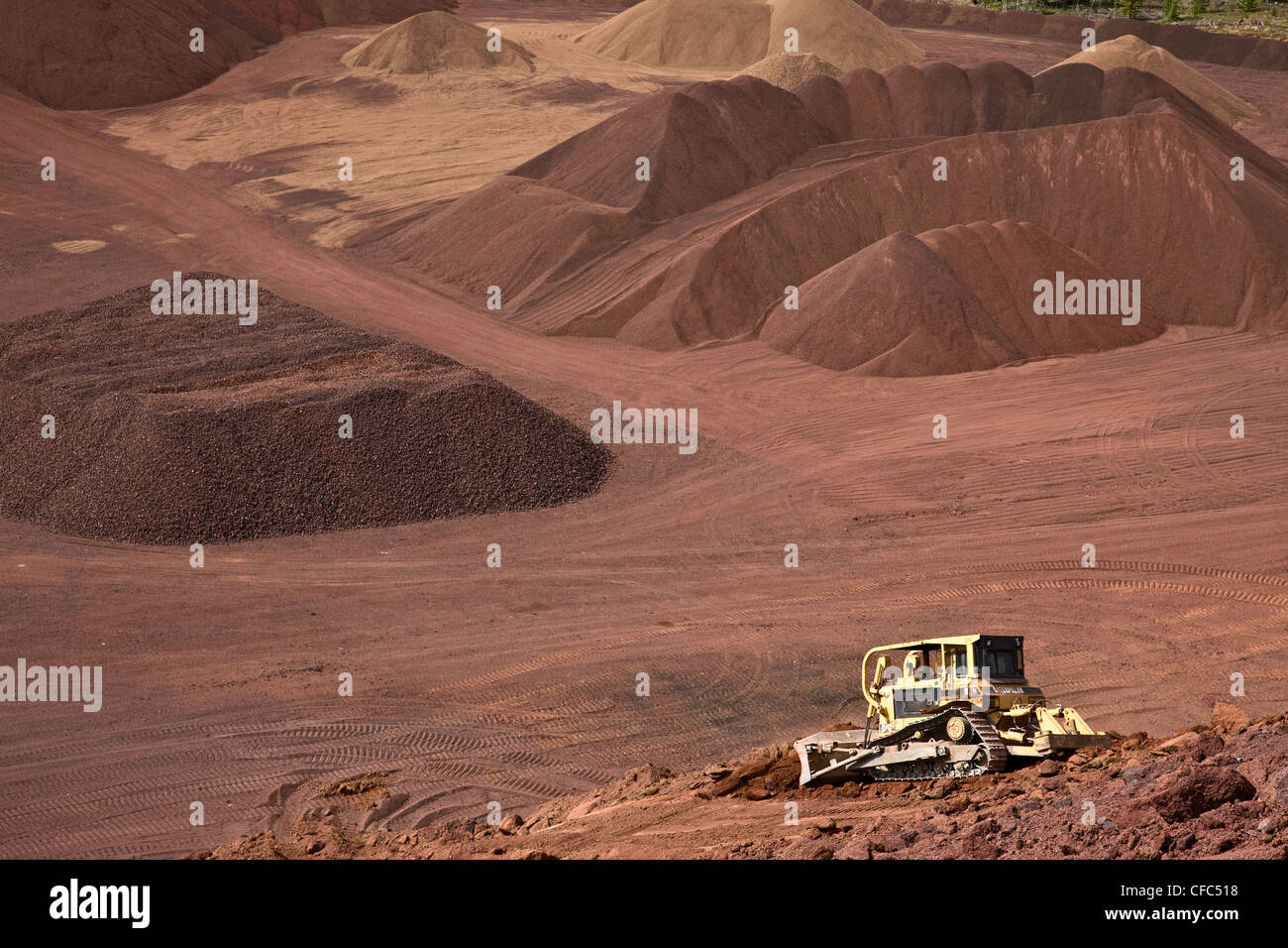 Volcanic Rocks Quarry Gravel quarry bc hi-res stock photography and images - Alamy