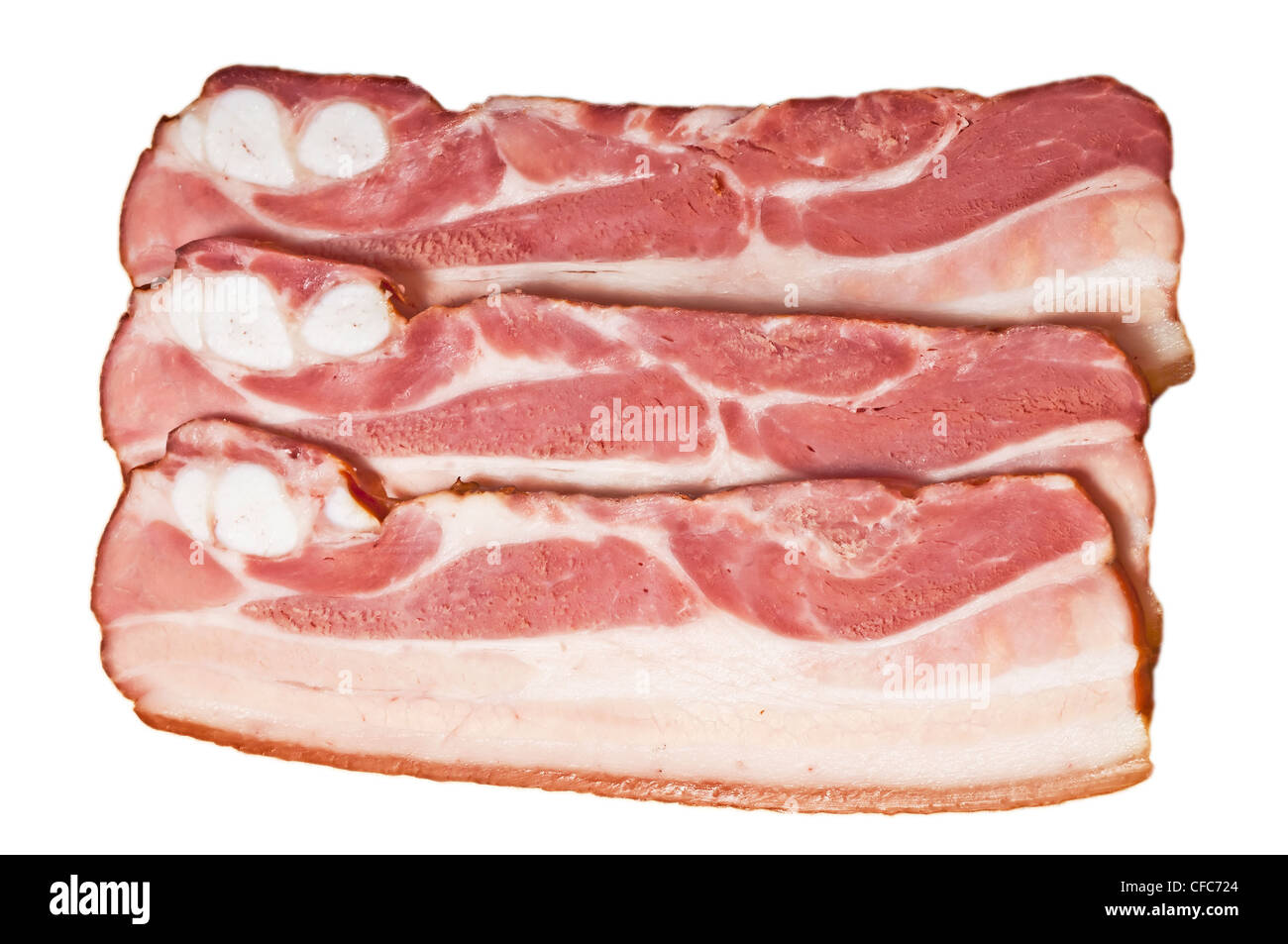 bacon of Bavaria Stock Photo