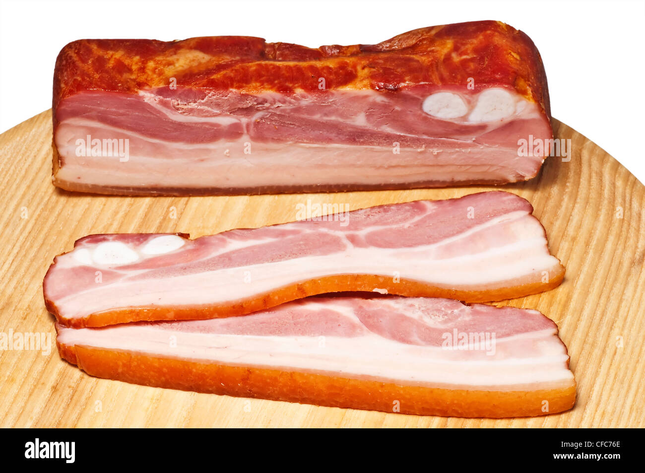 bacon of Bavaria Stock Photo