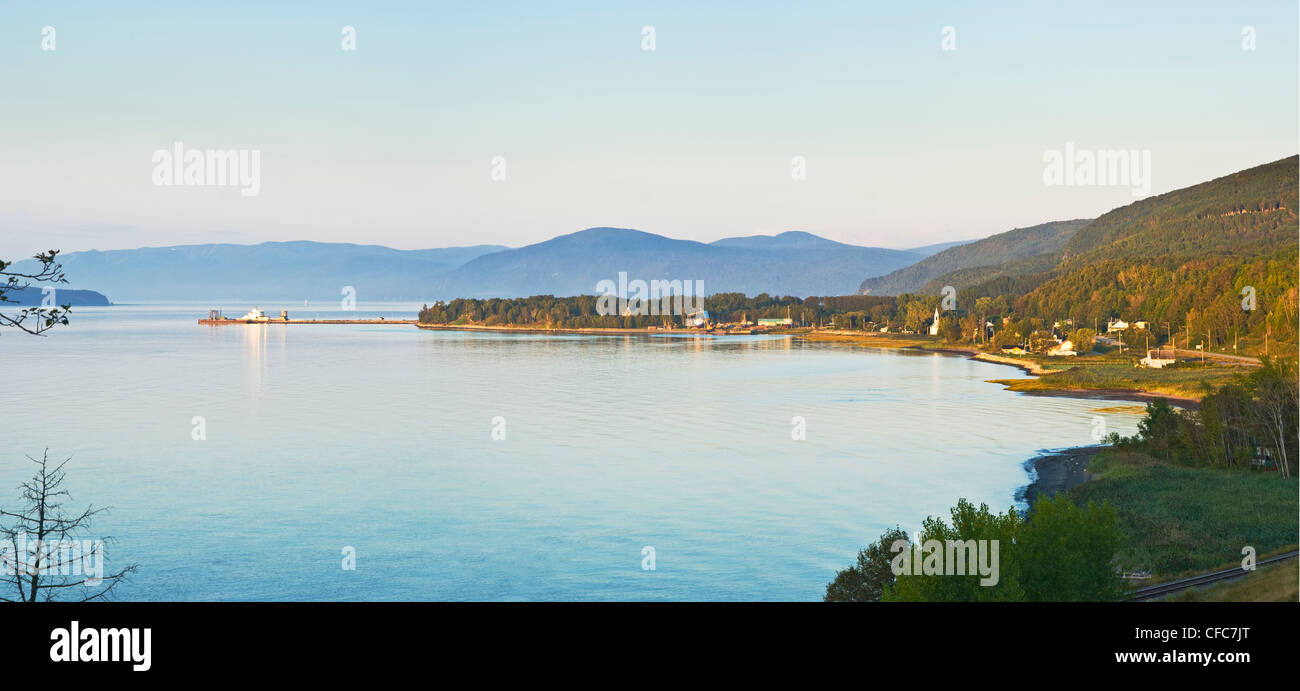 Small coastal village SaintJosephdelaRive Stock Photo Alamy