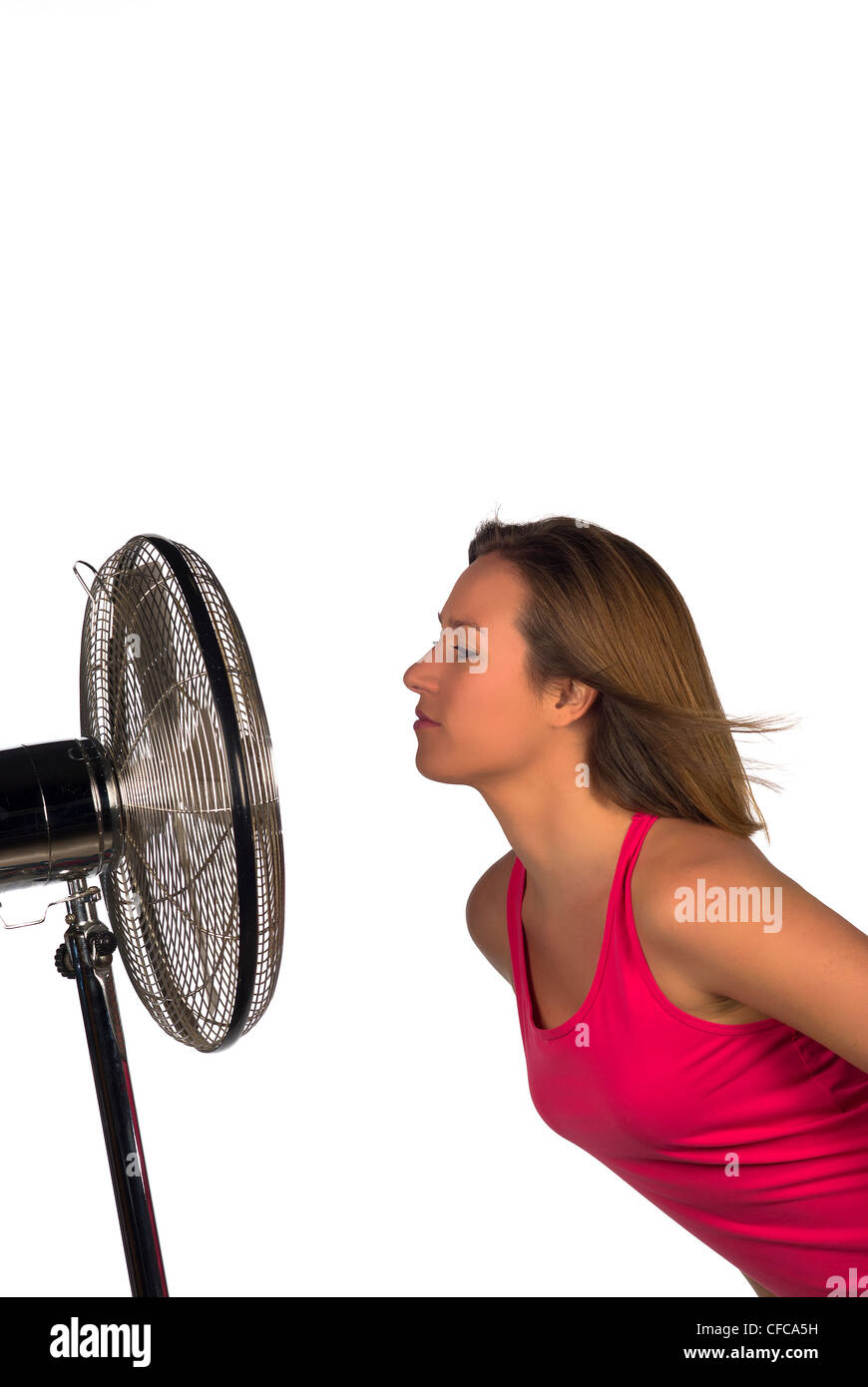 Cooling off from hot summer temperatures, a concept Stock Photo Alamy