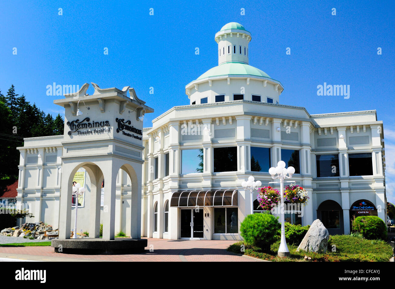 The Chemainus Theatre in Chemainus, British Columbia, Canada Stock