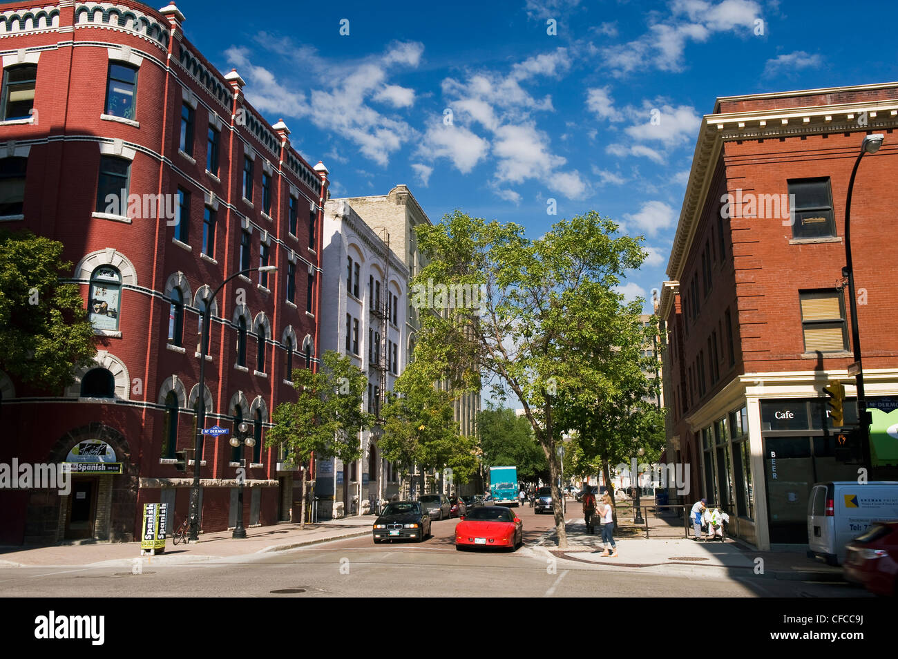Exchange District, Winnipeg, Manitoba, Canada Stock Photo Alamy