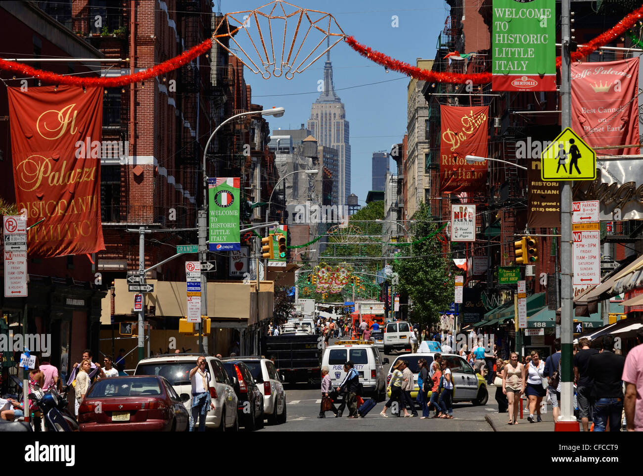 Little Italy, lower Manhattan, New York City, New York, USA Stock Photo