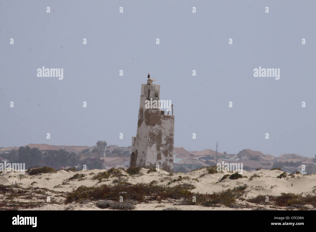 Lighthouse, Sal Cape Verde Stock Photo