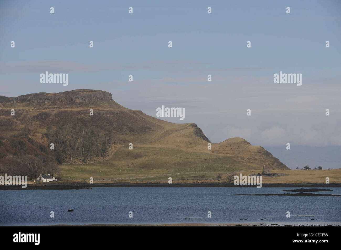 Compass Hill on Canna in the Inner Hebrides off the west coast of Scotland. Stock Photo