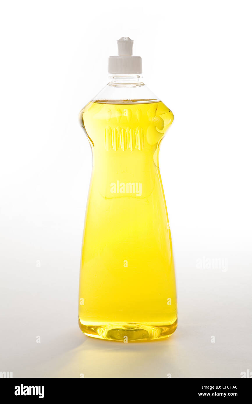 a yellow bottle Dishwashing Liquid Stock Photo Alamy