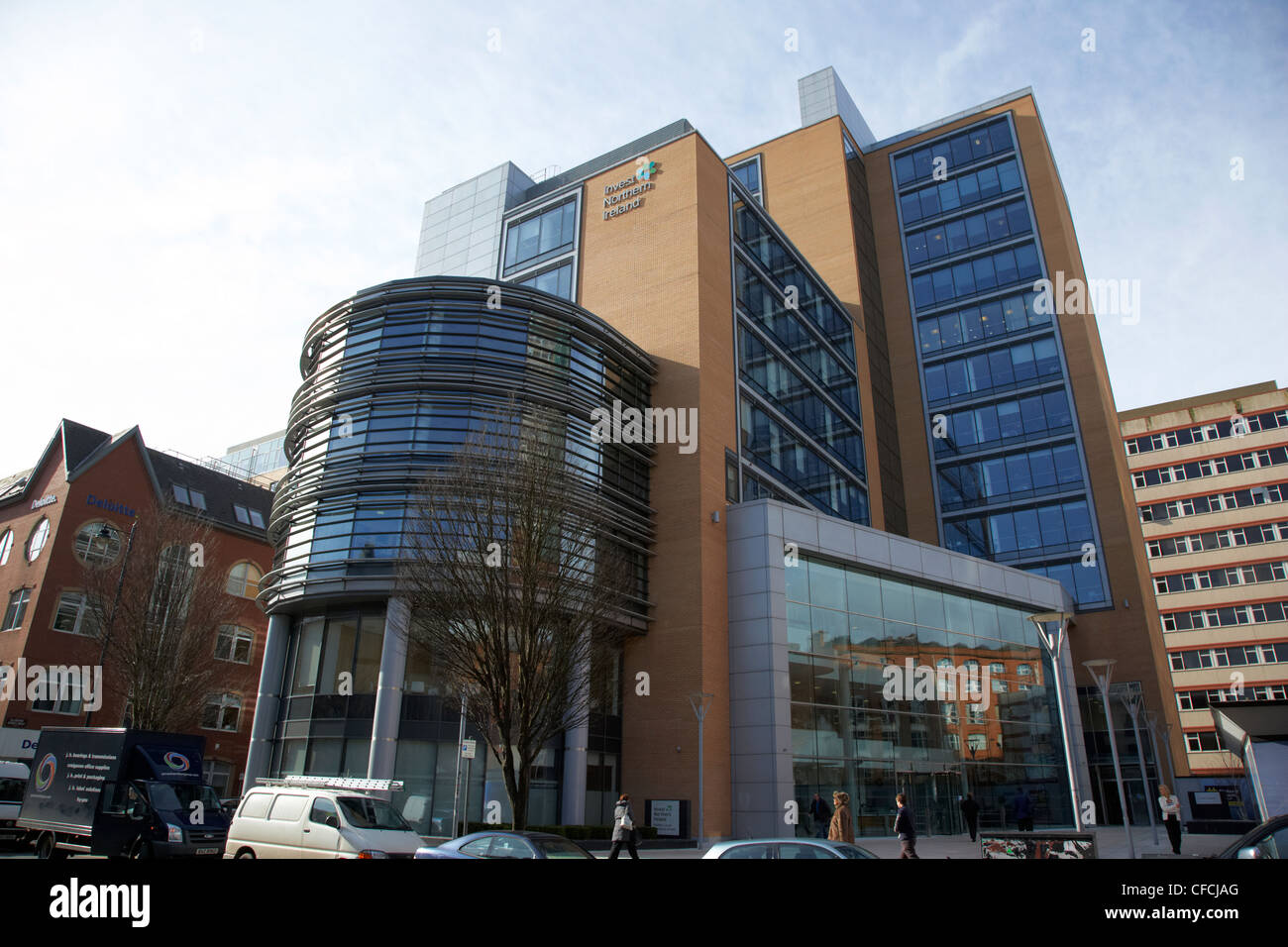 Invest Northern Ireland NI headquarters bedford street Belfast Northern Ireland UK Stock Photo