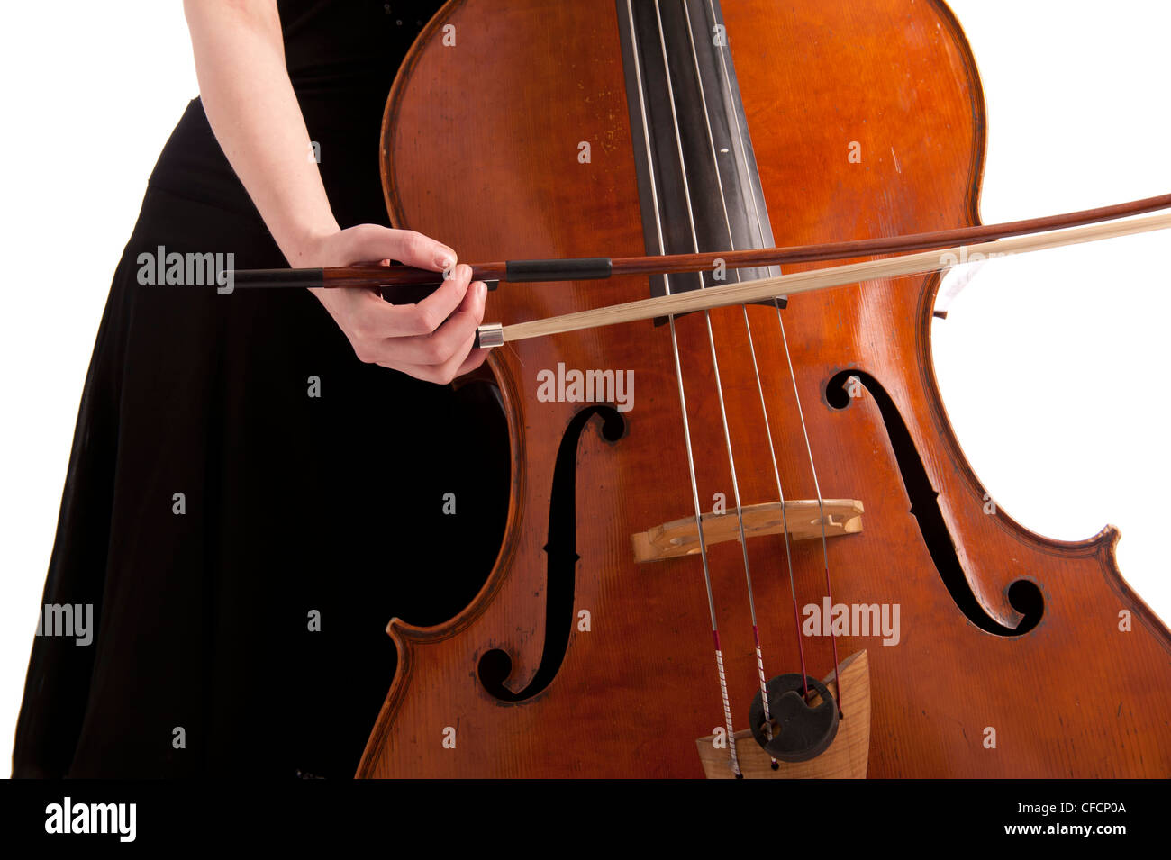 Double Bass Bow High Resolution Stock Photography and Images Alamy
