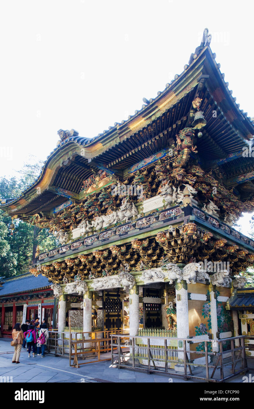 Japan, Nikko, Toshogu Shrine, Yomeimon Gate Stock Photo Alamy