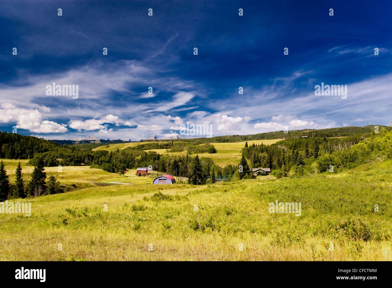 Ranch, Longview, Alberta, Canada Stock Photo - Alamy