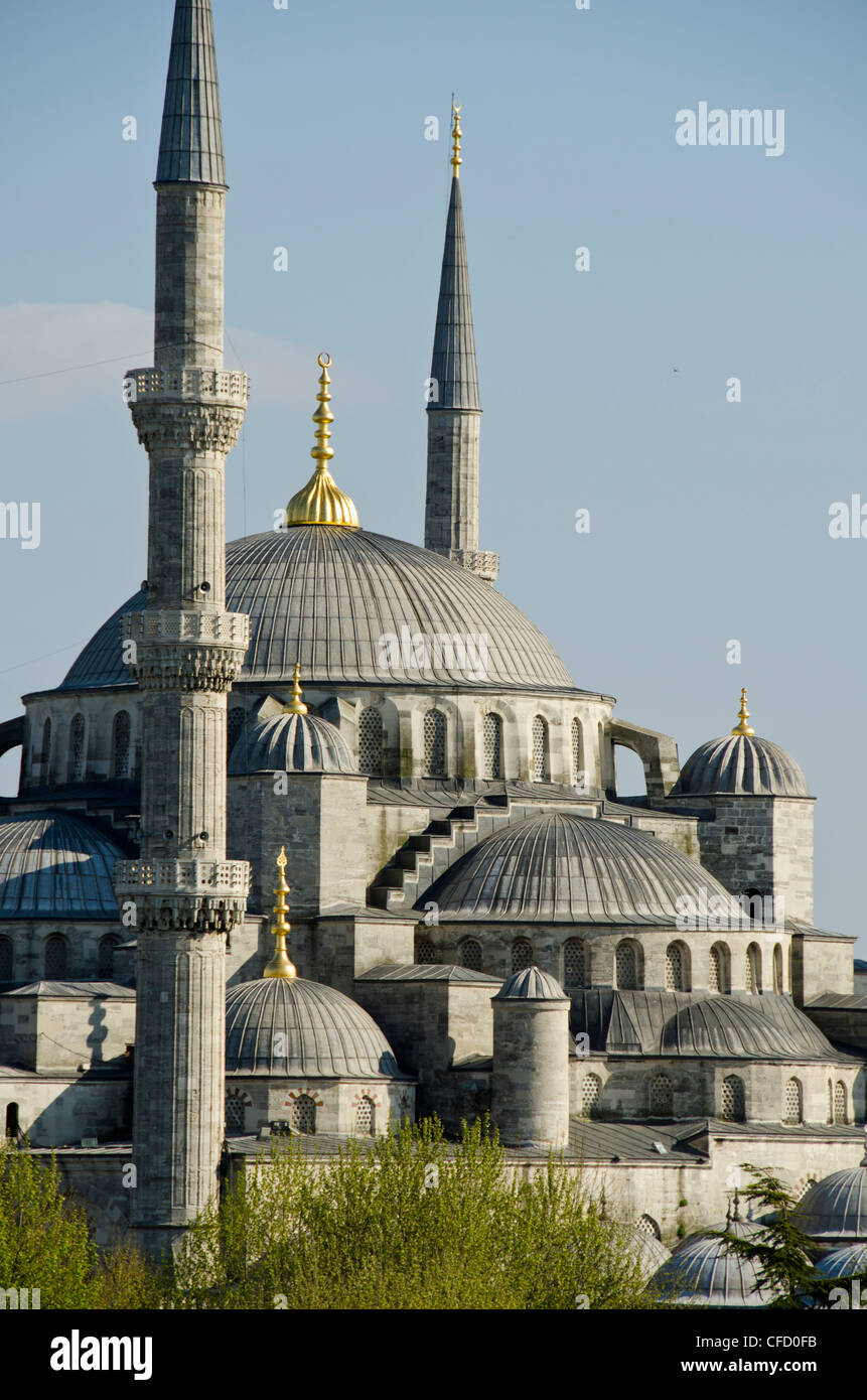 Yeni Camii, The New Mosque or Mosque of the Valide Sultan located in the Eminönü district of Istanbul, Turkey Stock Photo