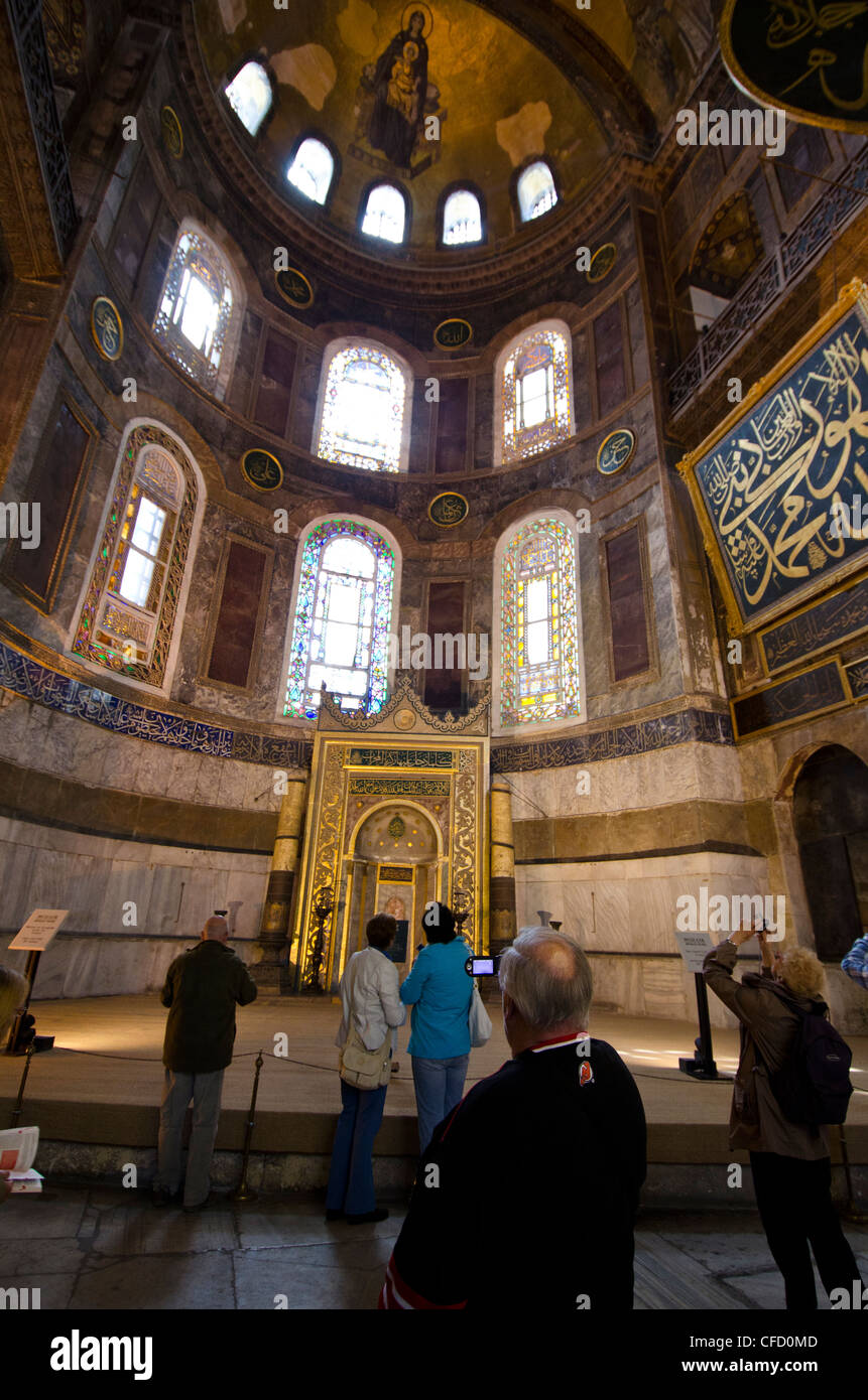 Hagia Sophia, also known as Aya Sofia, Istanbul, Turkey Stock Photo