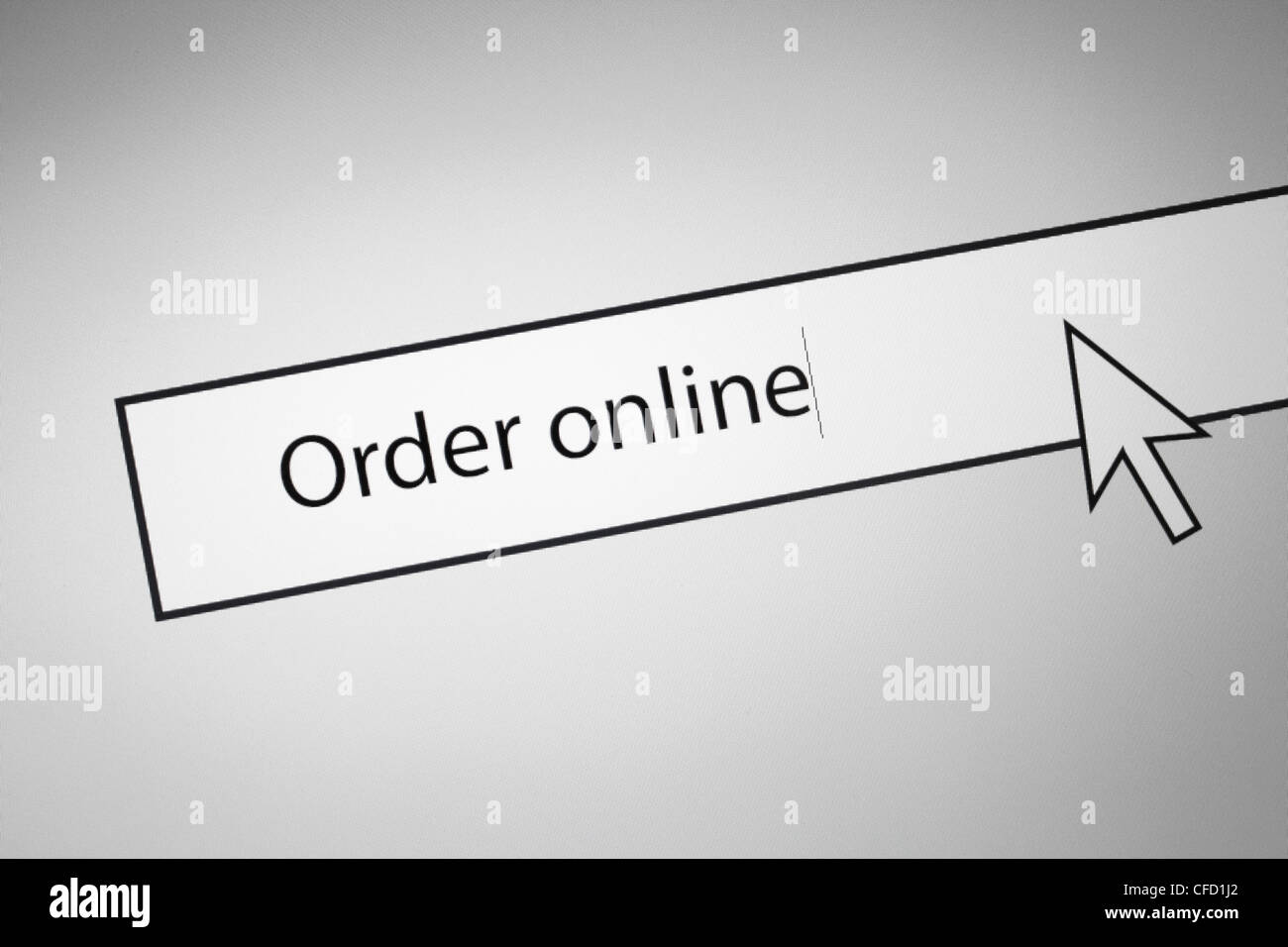Order online Stock Photo